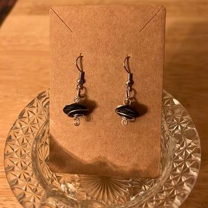 Wire Wrapped Dangle Earrings Handmade by Forte